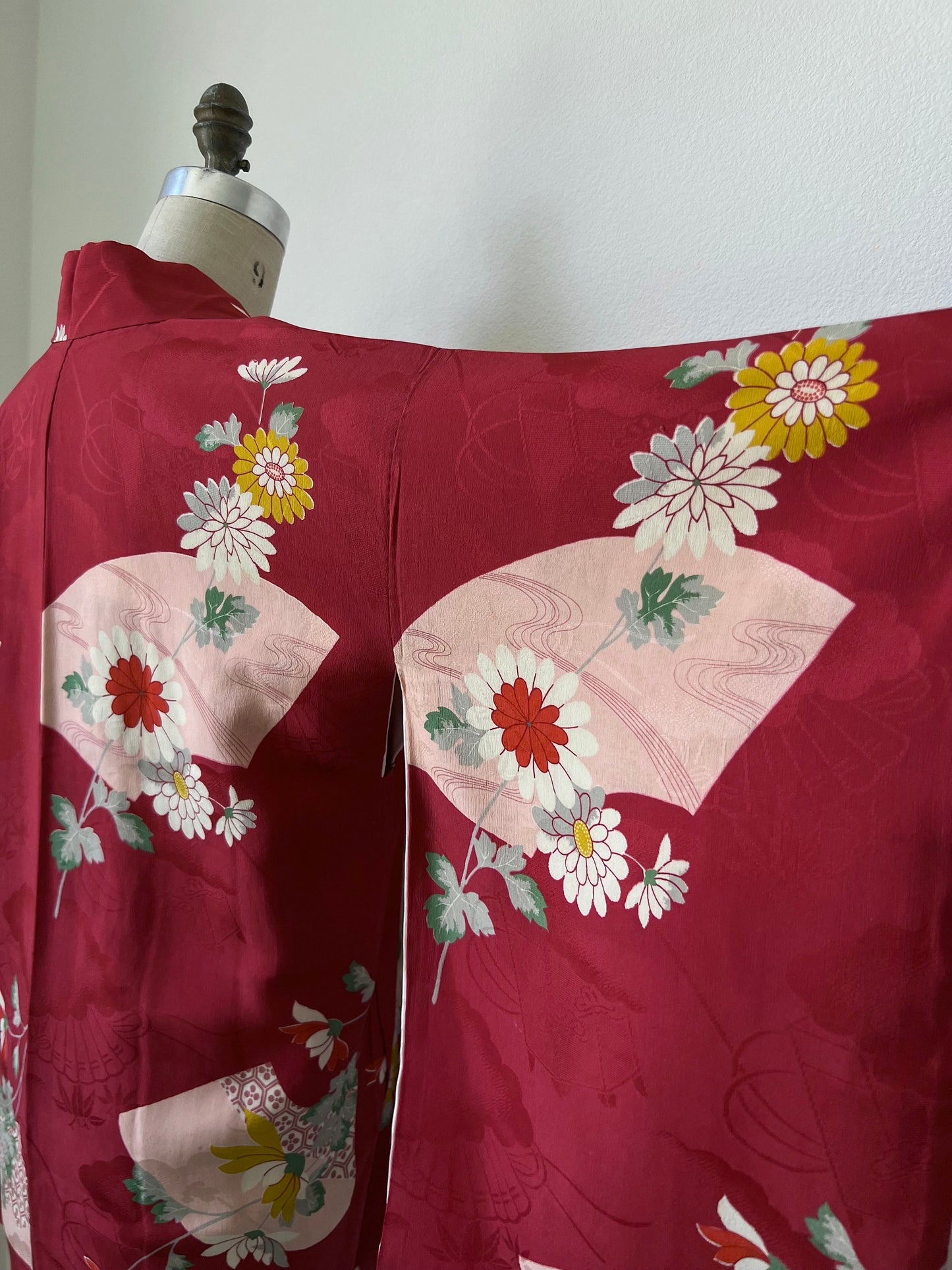 Antique Red Silk Haori