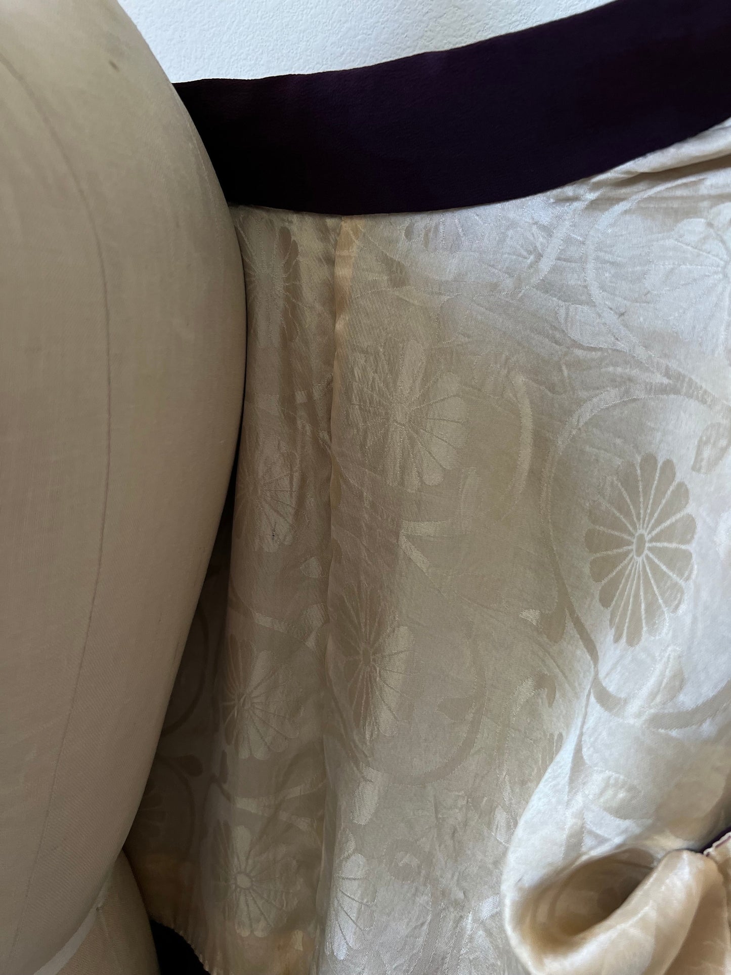 Antique Eggplant Silk Haori