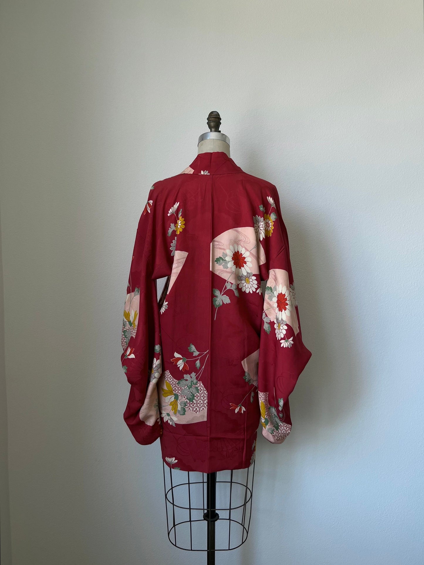 Antique Red Silk Haori