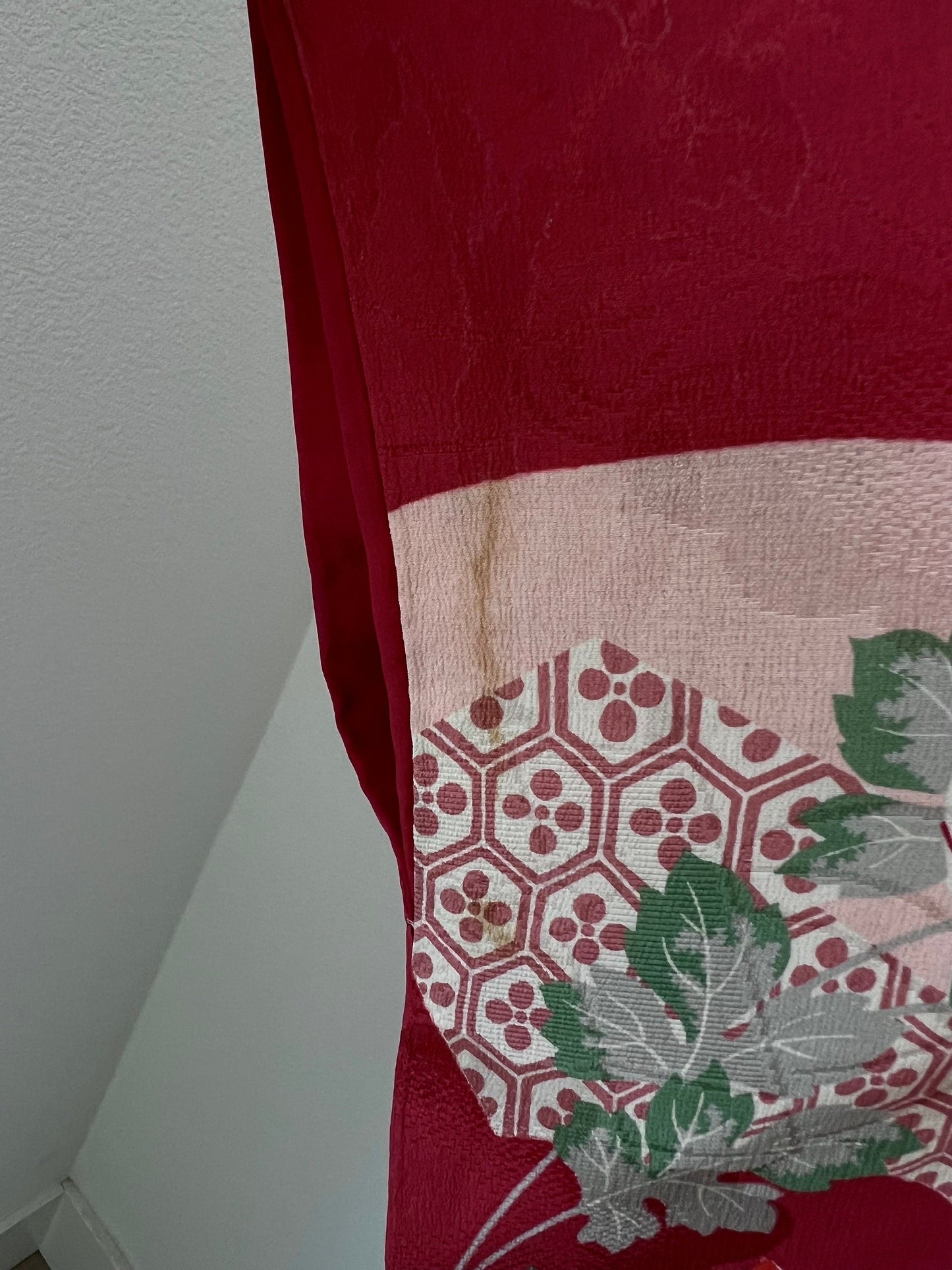Antique Red Silk Haori