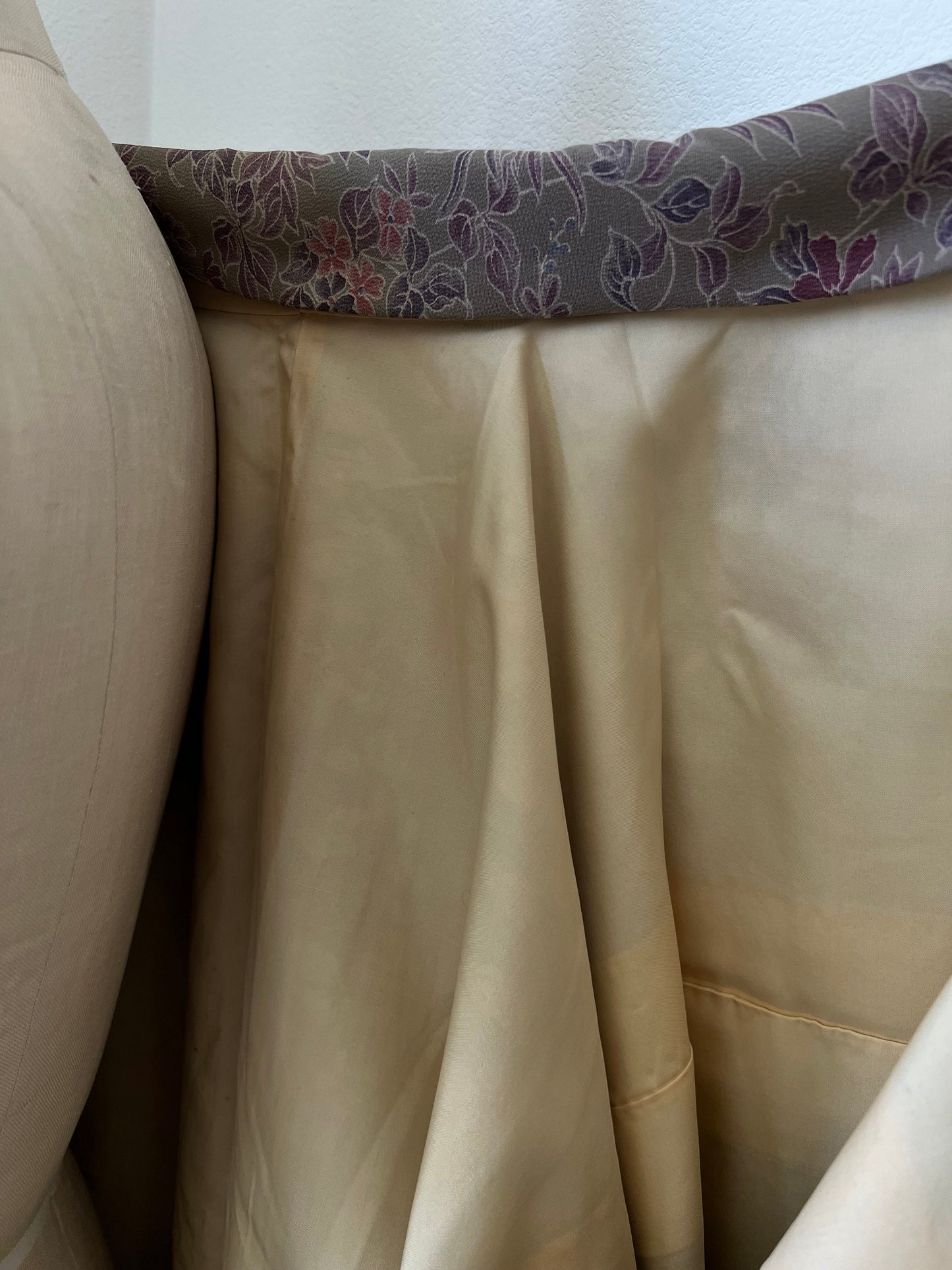 Antique Gray Silk Kimono