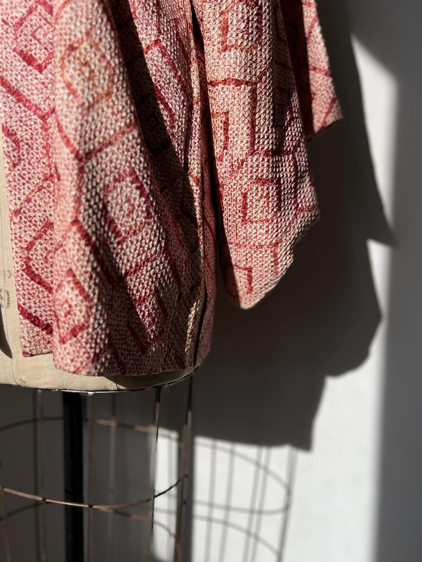Antique Kikkou Silk Shibori Haori