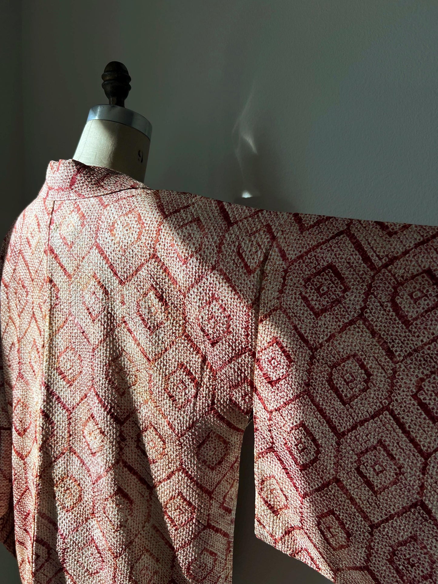 Antique Kikkou Silk Shibori Haori