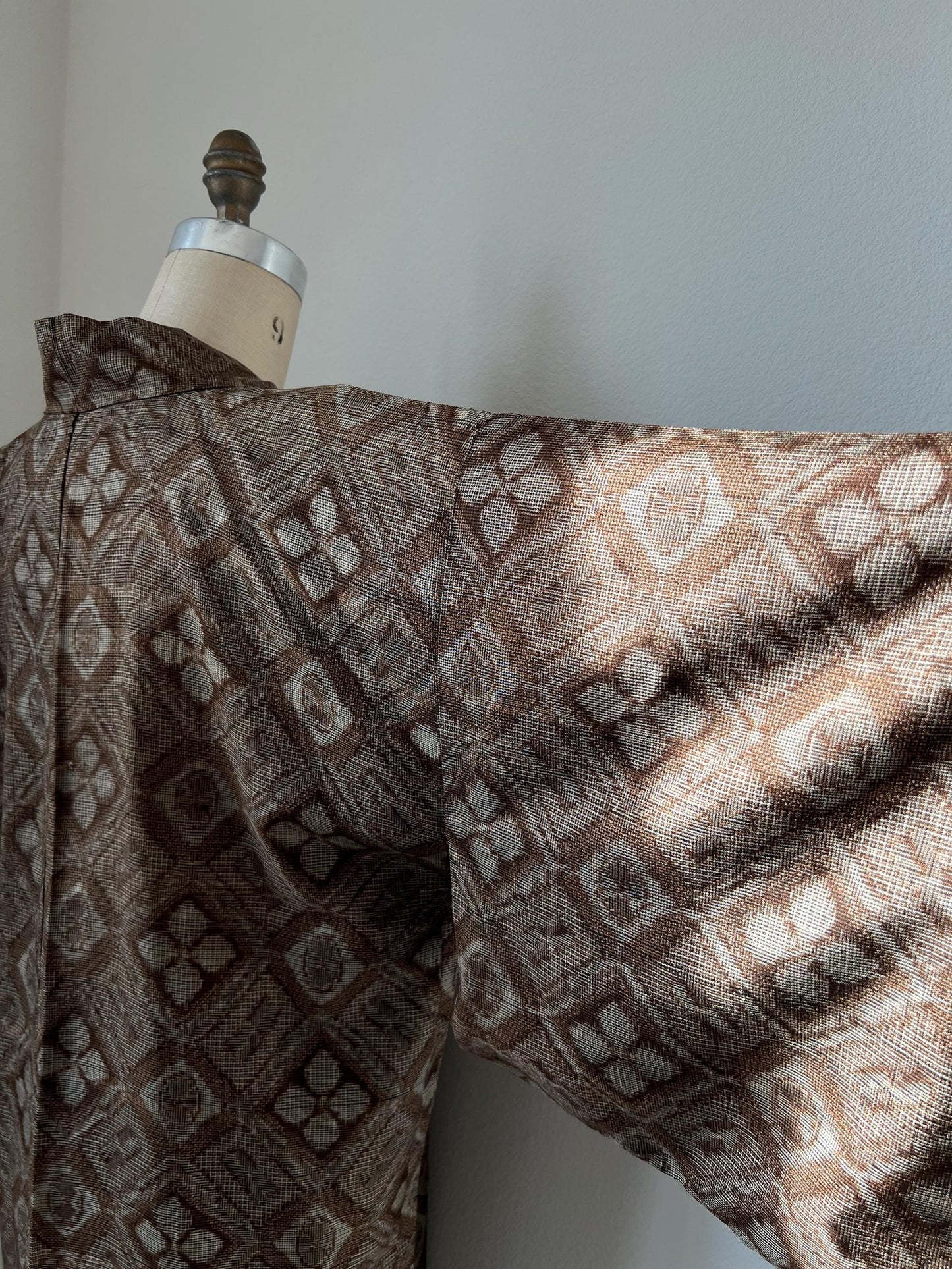 Antique Ohshima Tsumugi Silk Haori
