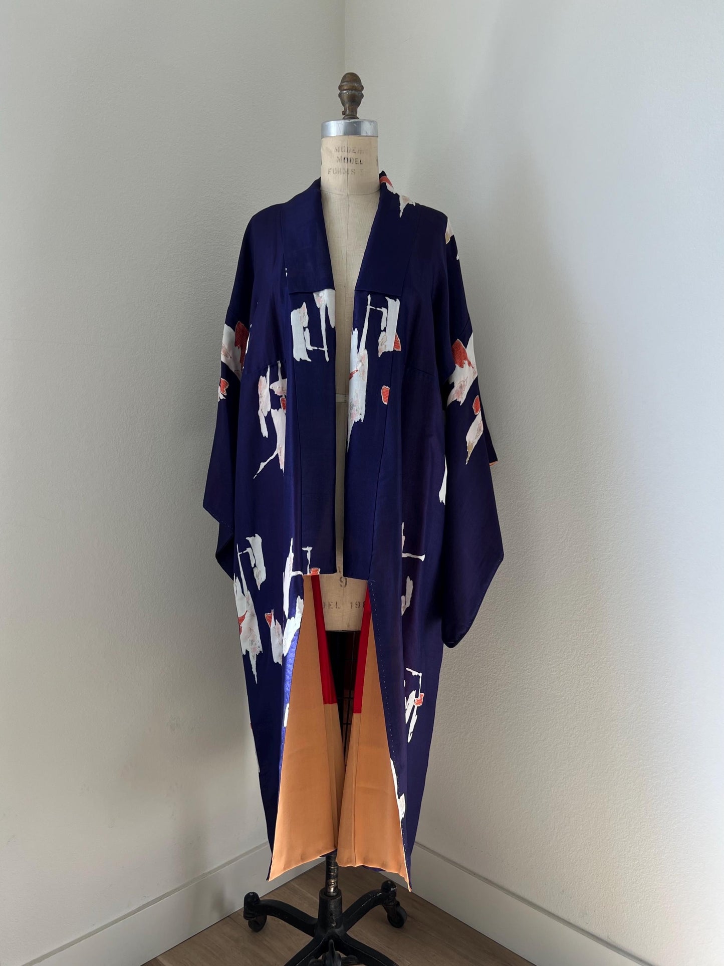 Antique Purple Silk Kimono