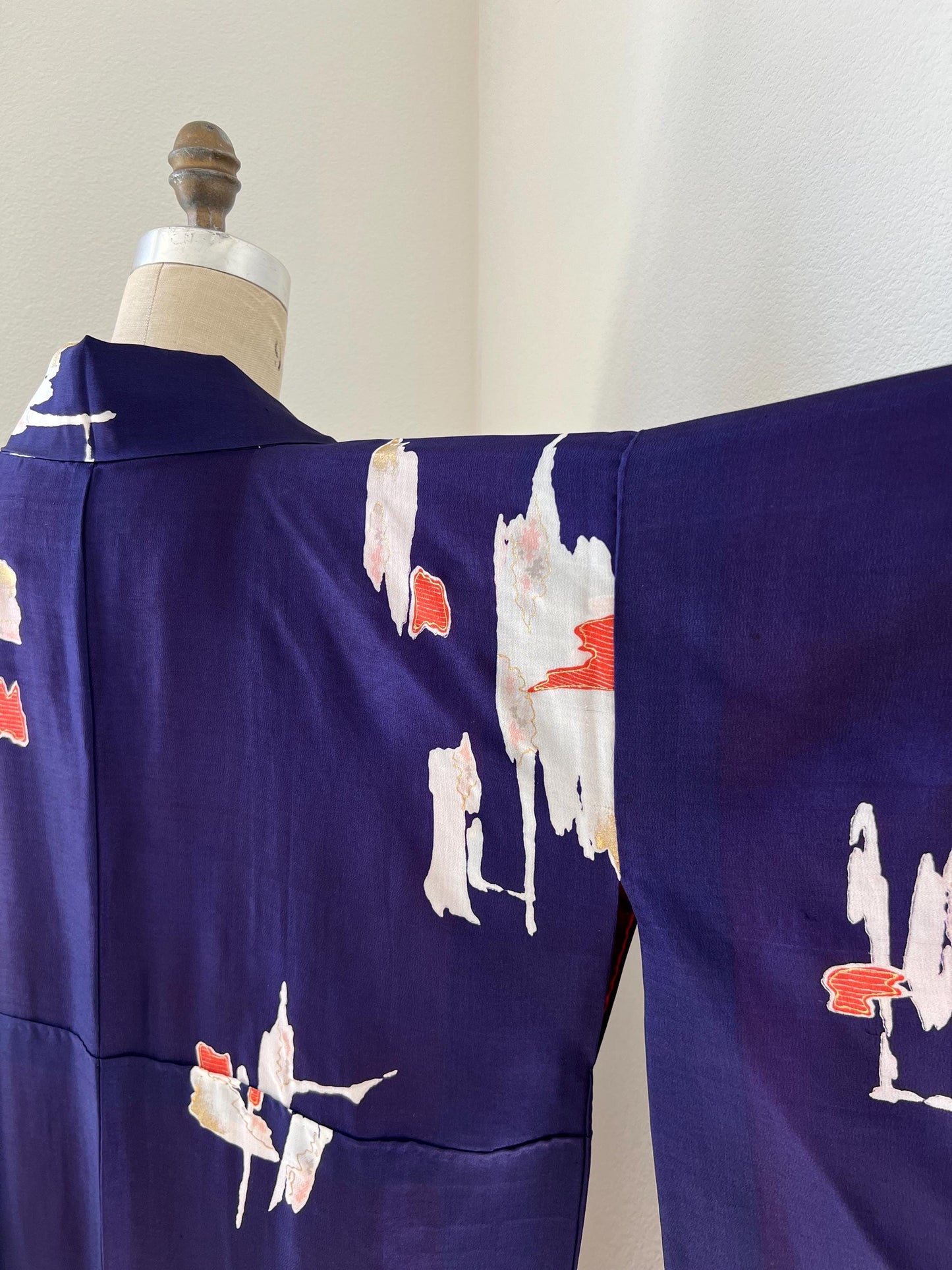 Antique Purple Silk Kimono