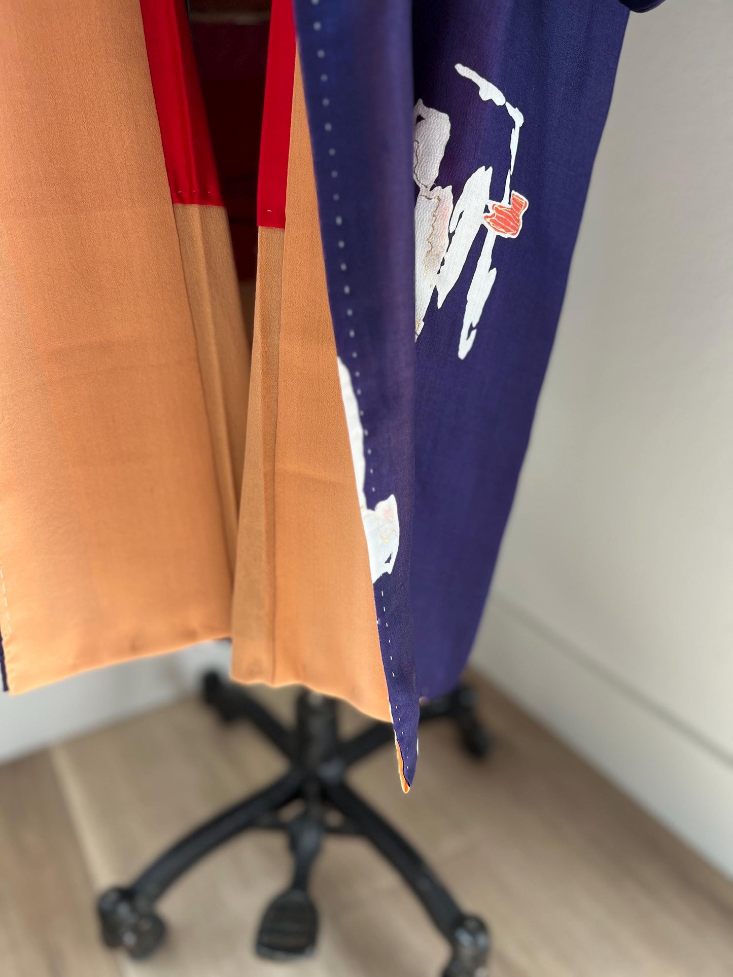 Antique Purple Silk Kimono
