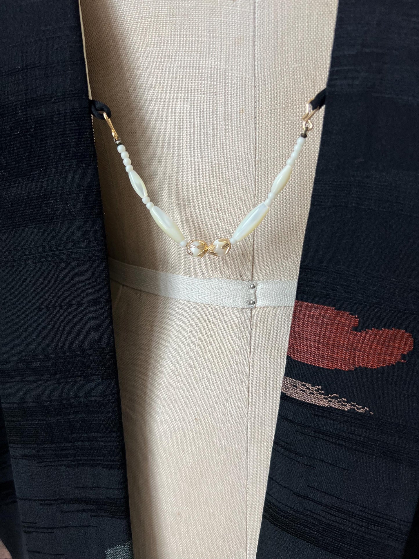 Antique Black Silk Haori