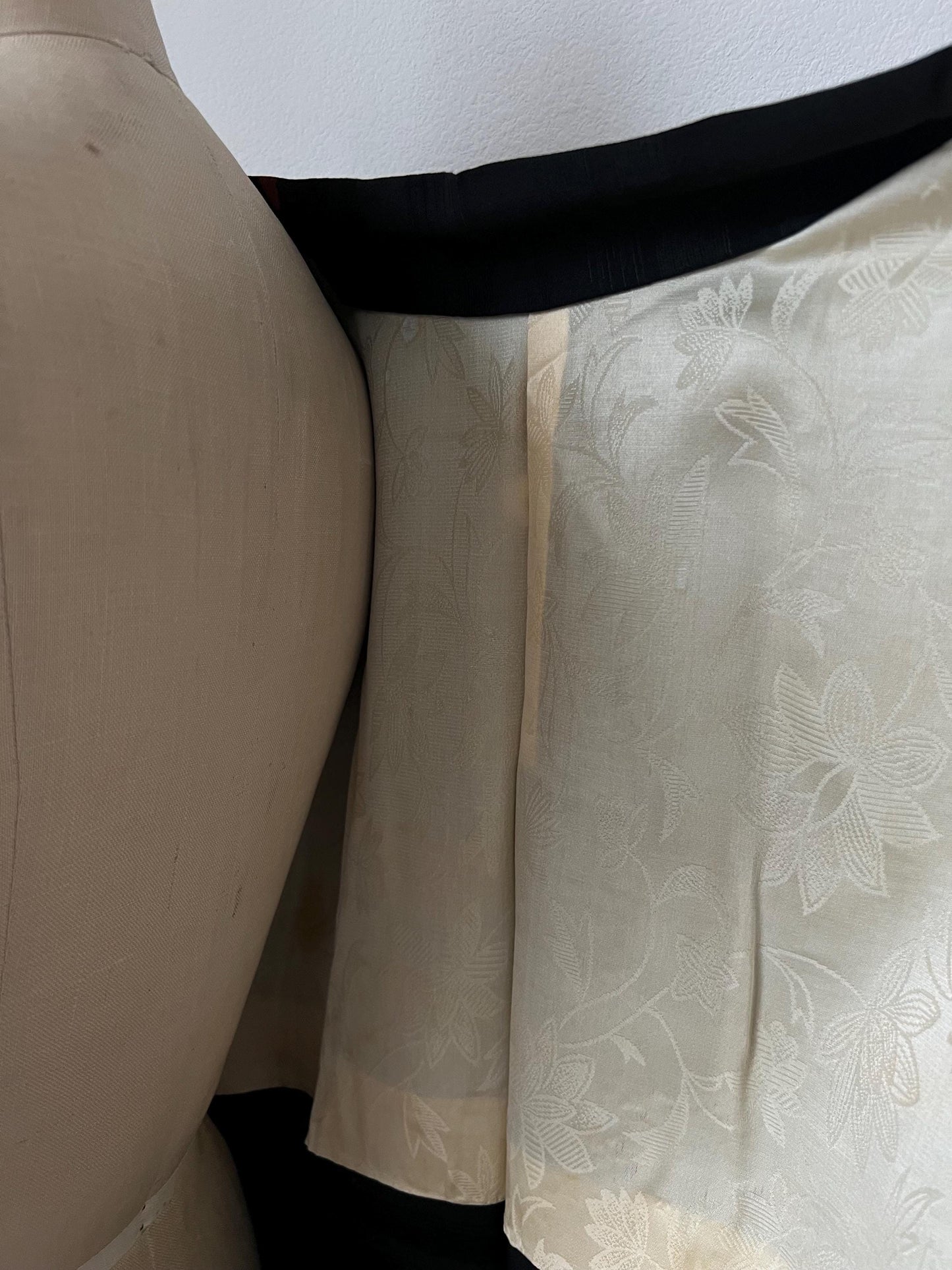 Antique Black Silk Haori