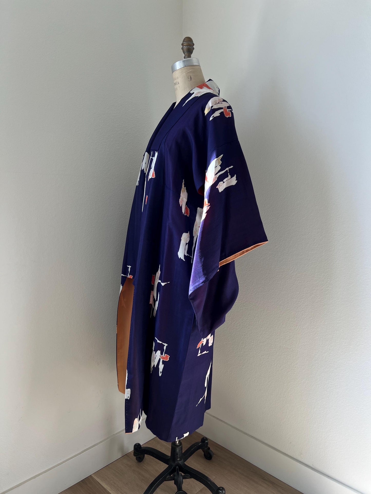 Antique Purple Silk Kimono