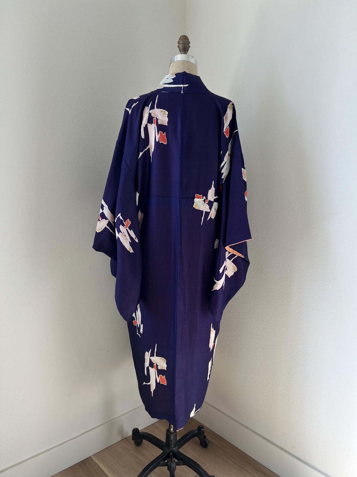 Antique Purple Silk Kimono