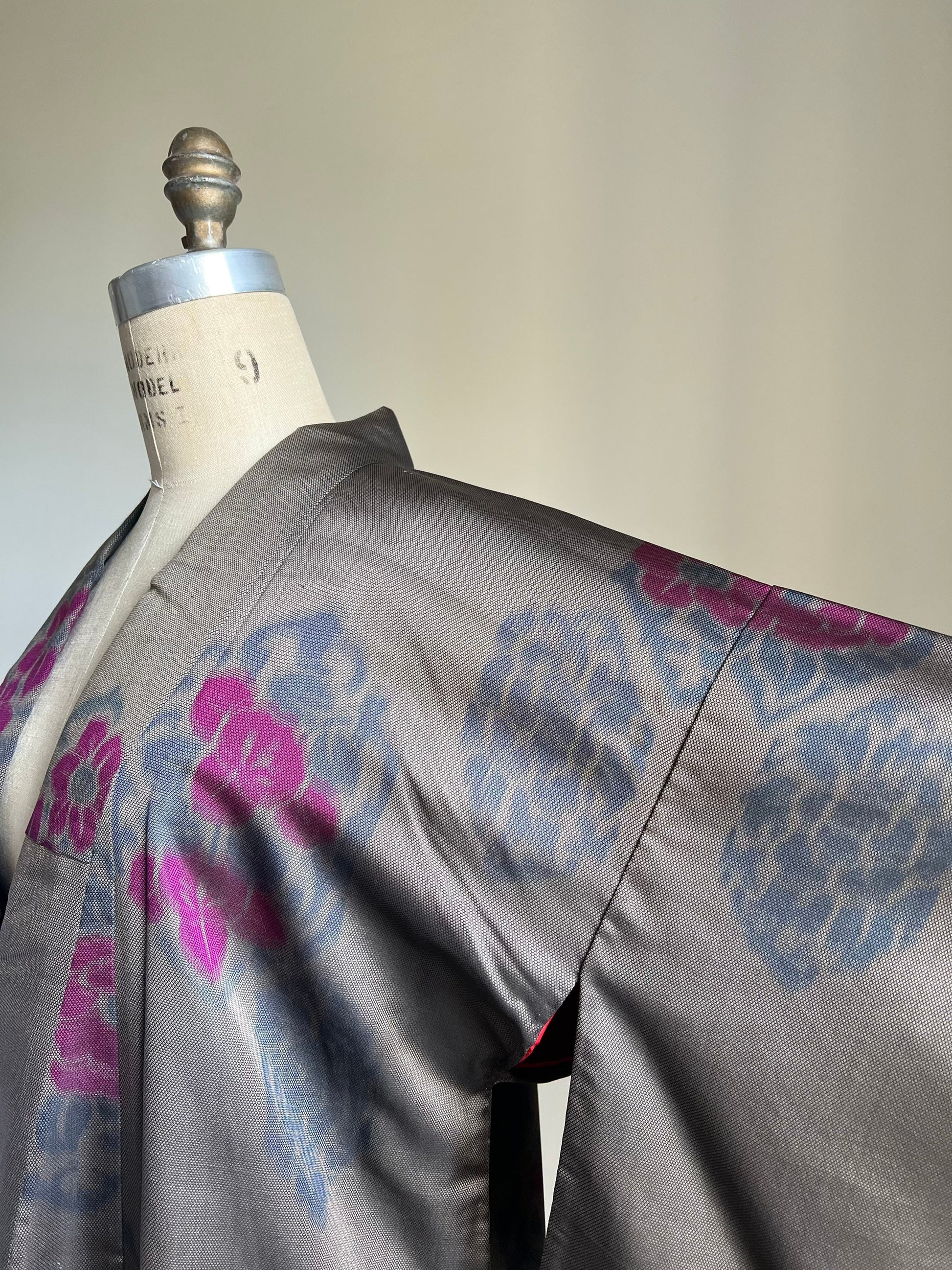 Antique Kikkou Silk Kimono