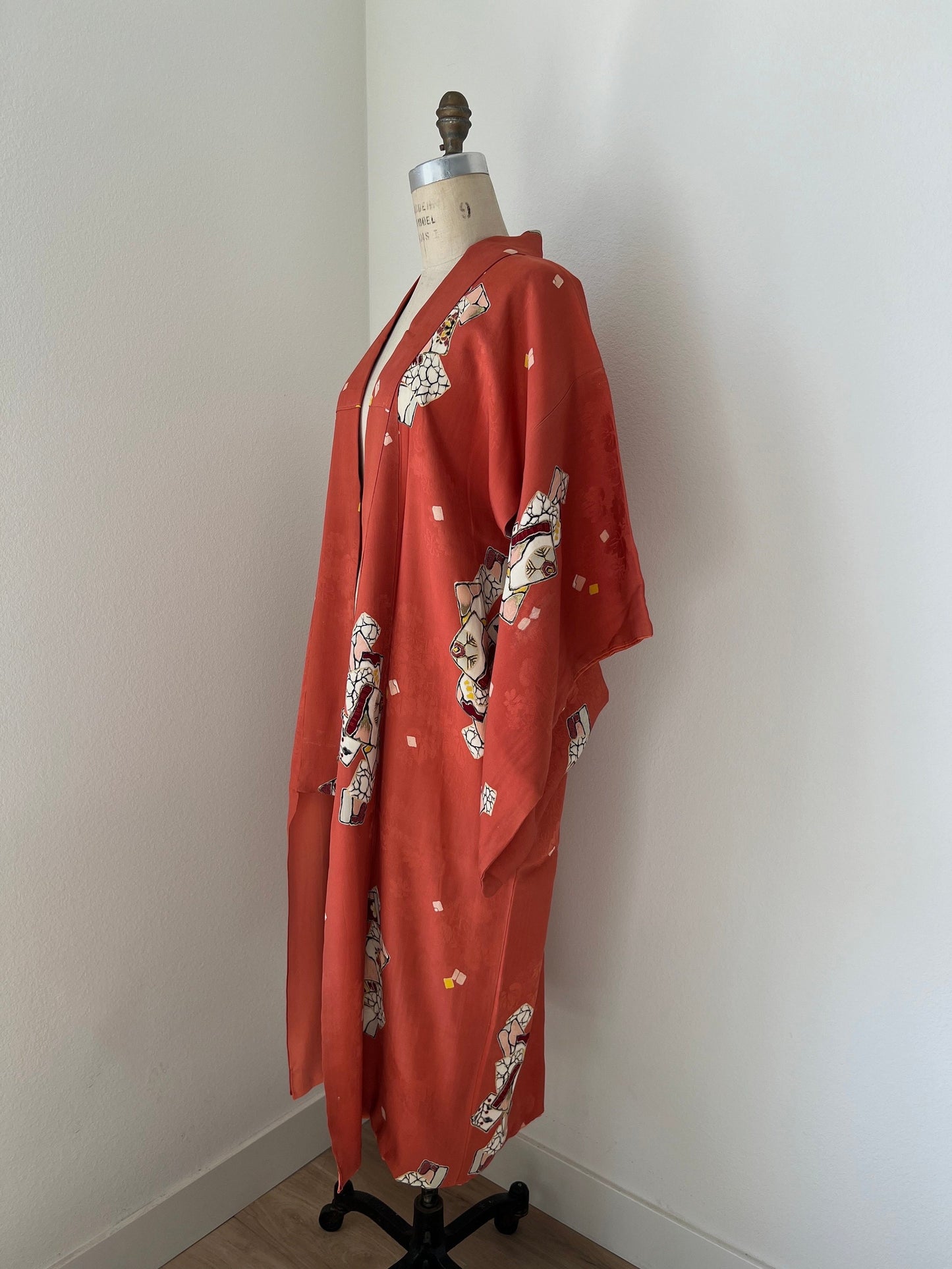 Antique Sake Silk Kimono