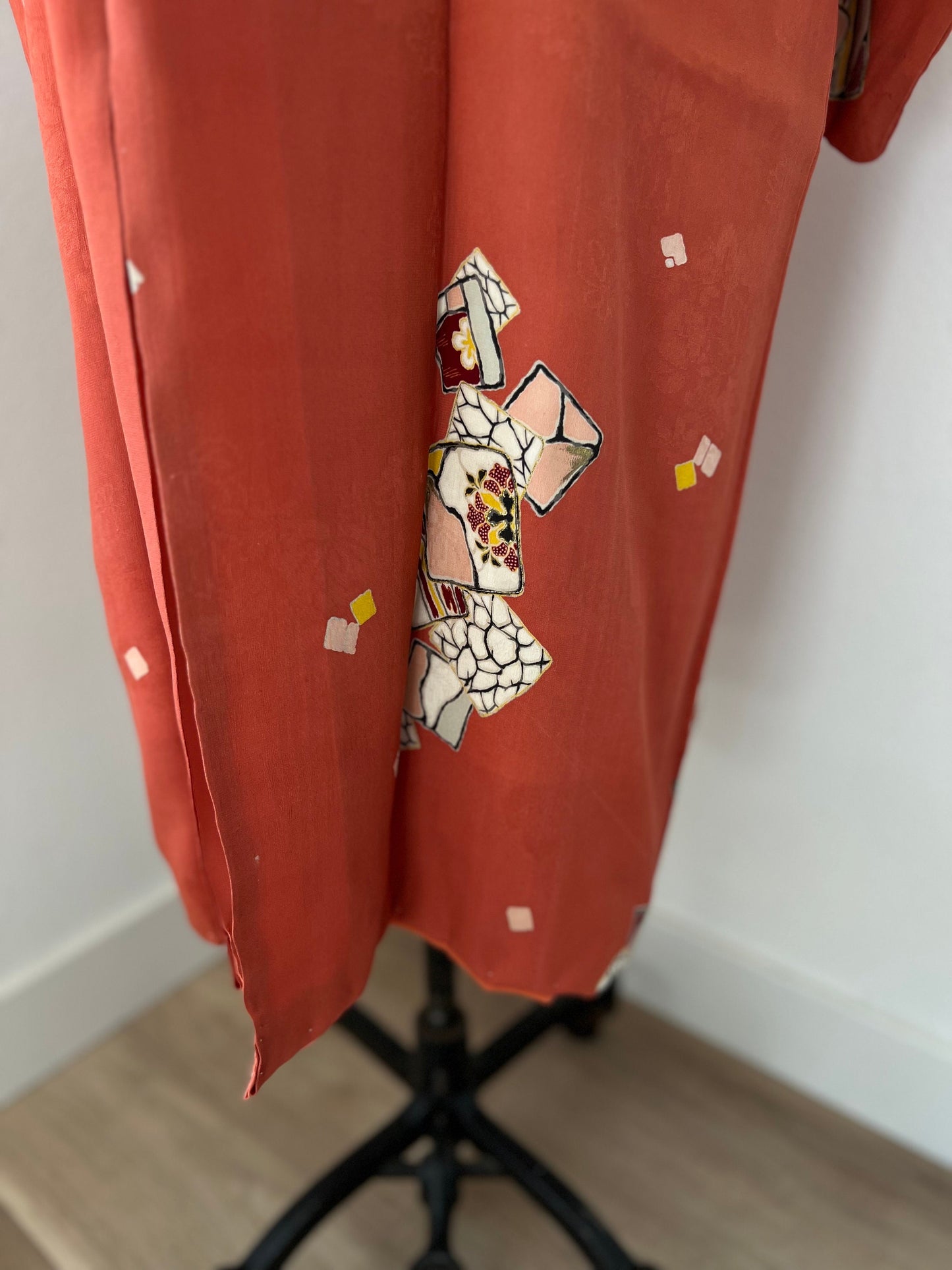 Antique Sake Silk Kimono