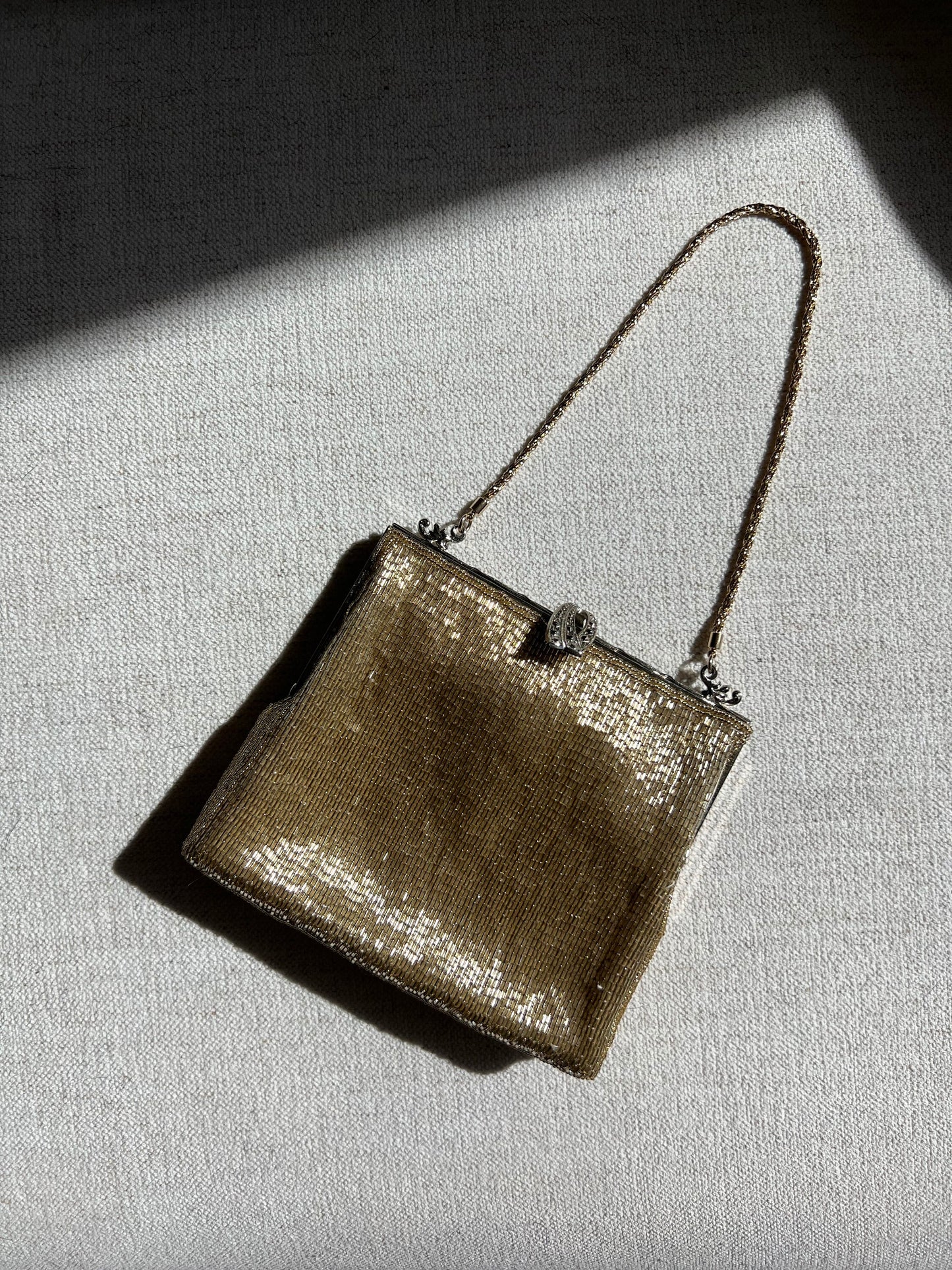 vintage gold wedding purse