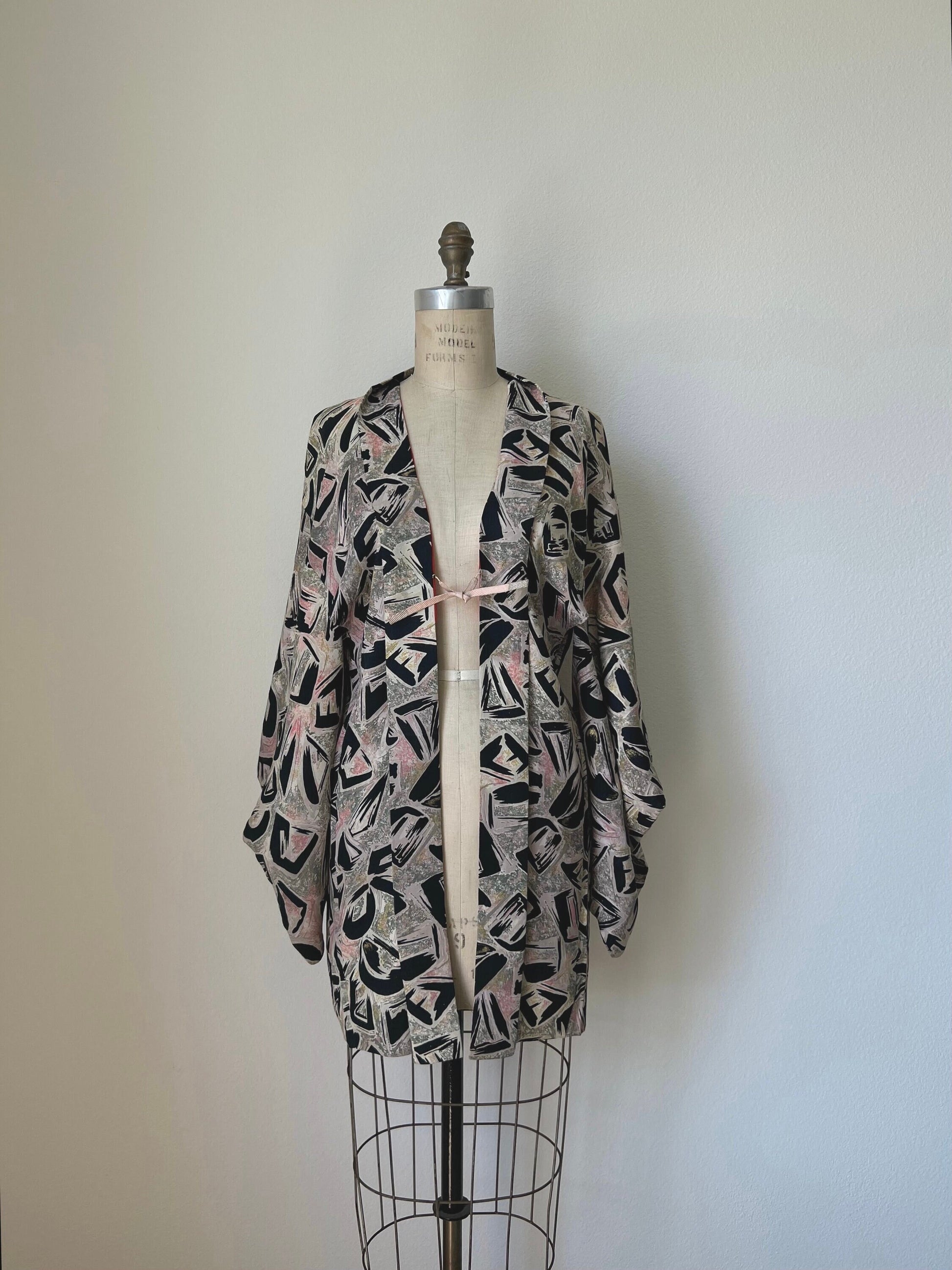 Antique Gara Silk Haori