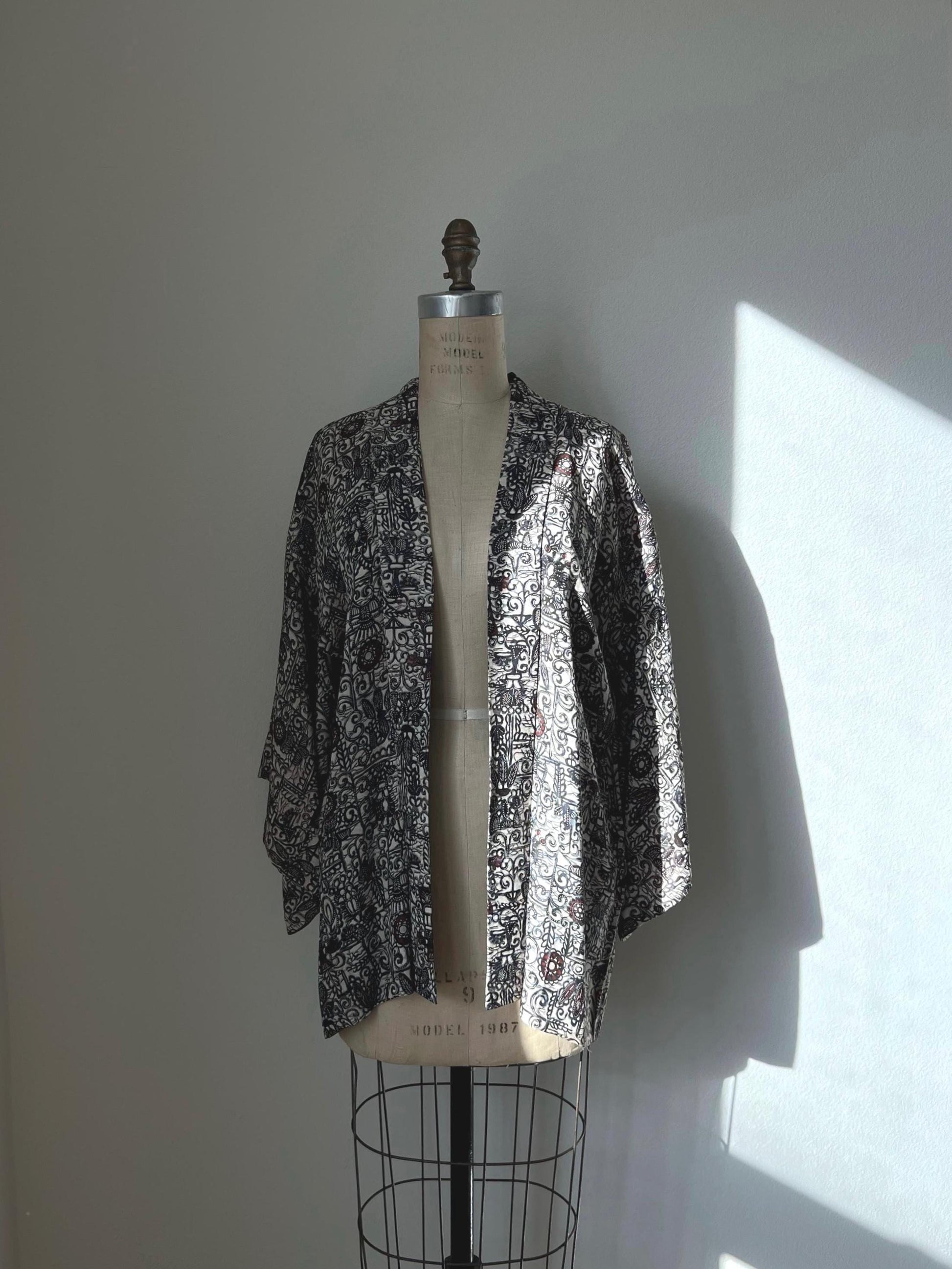 Antique Multicolor Silk Haori