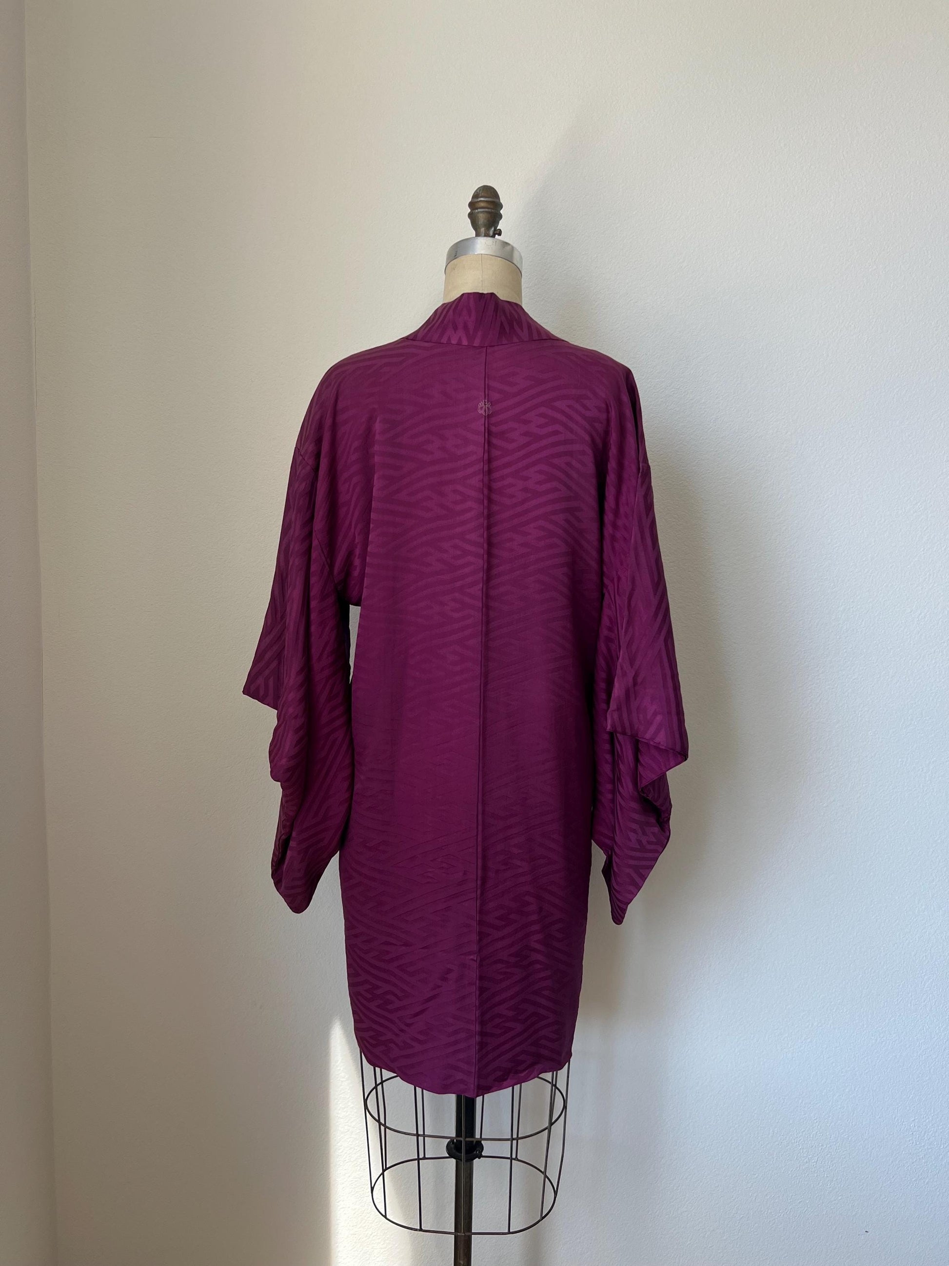 Antique Purple Silk Haori
