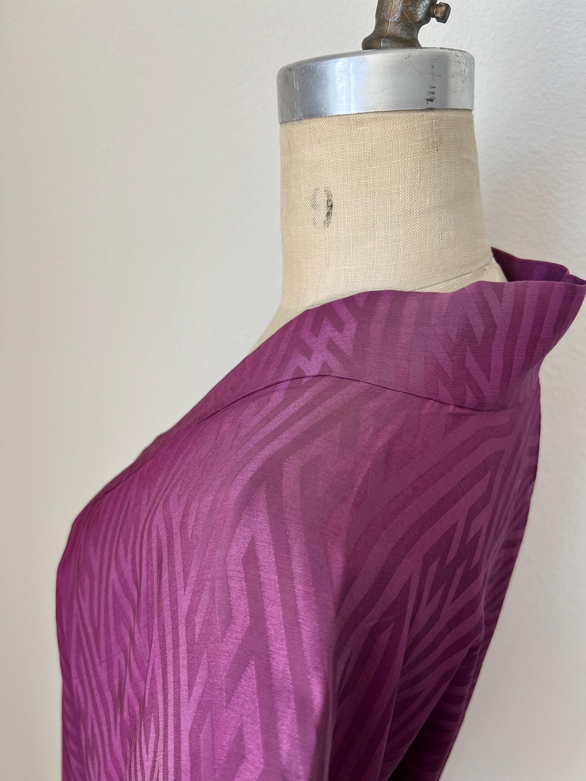 Antique Purple Silk Haori