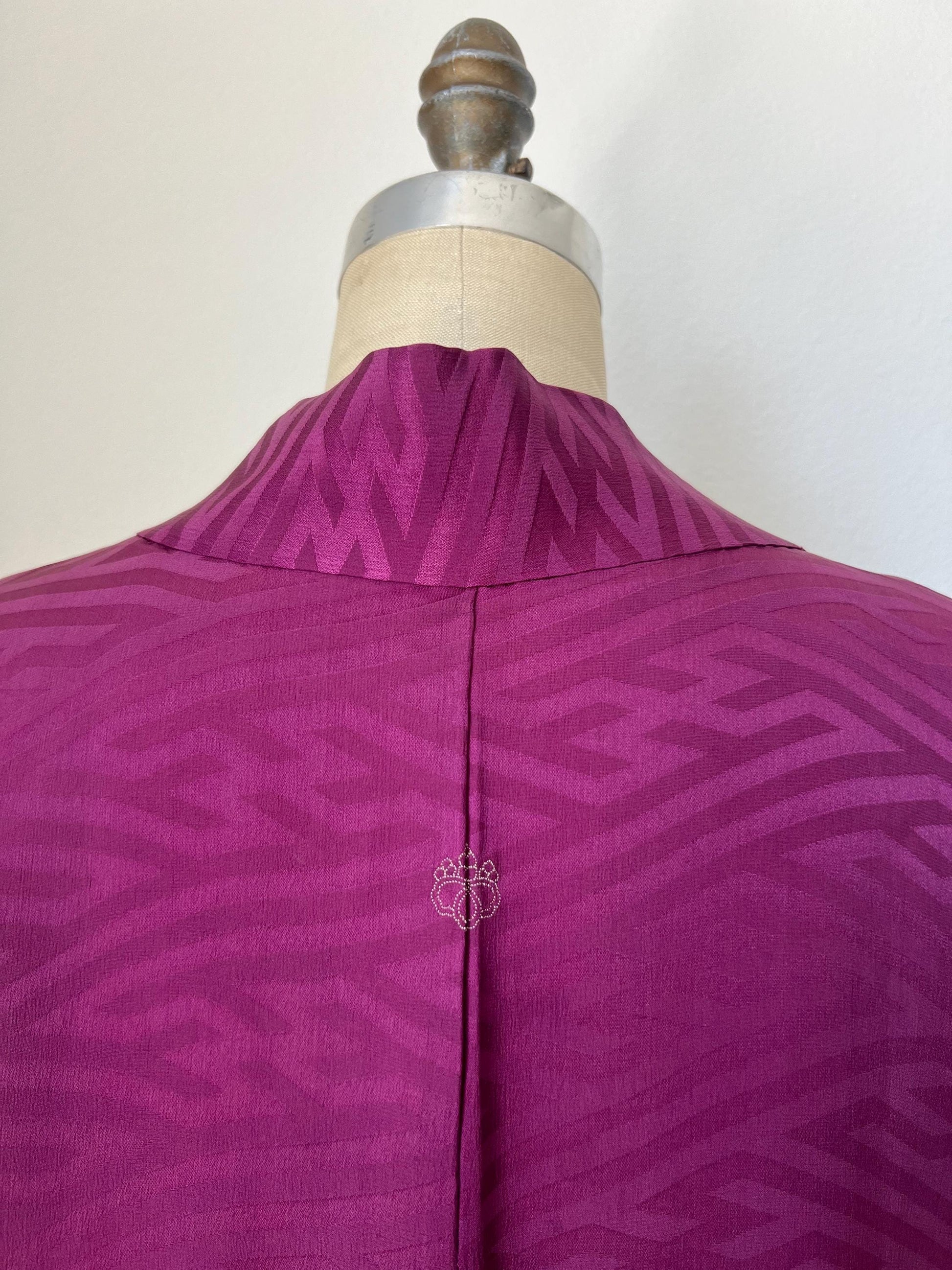 Antique Purple Silk Haori
