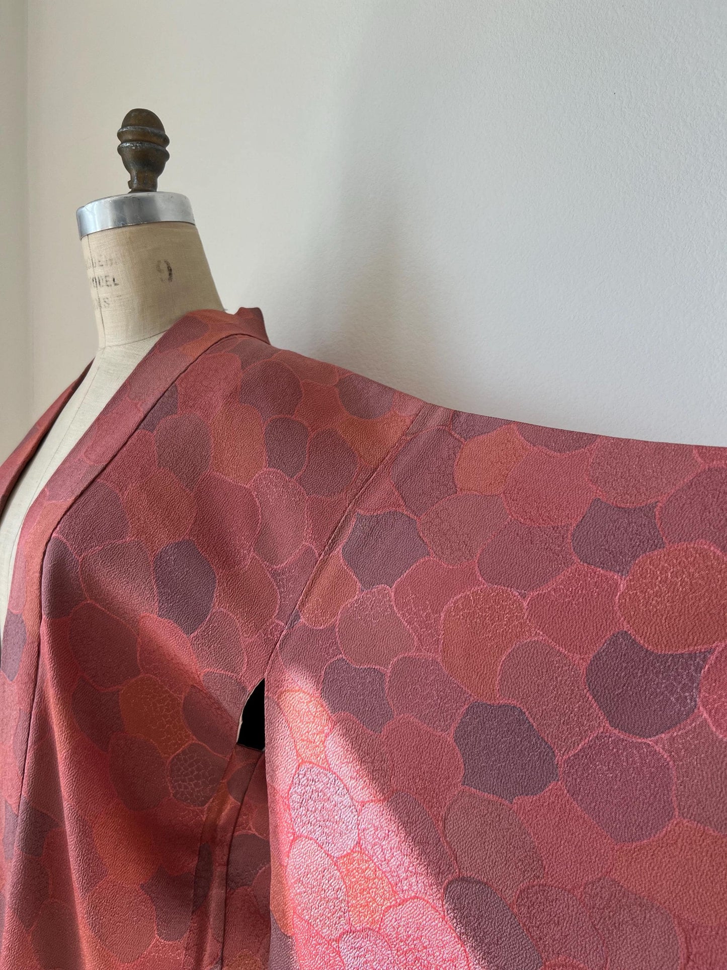 Antique Dusty Rose Silk Haori