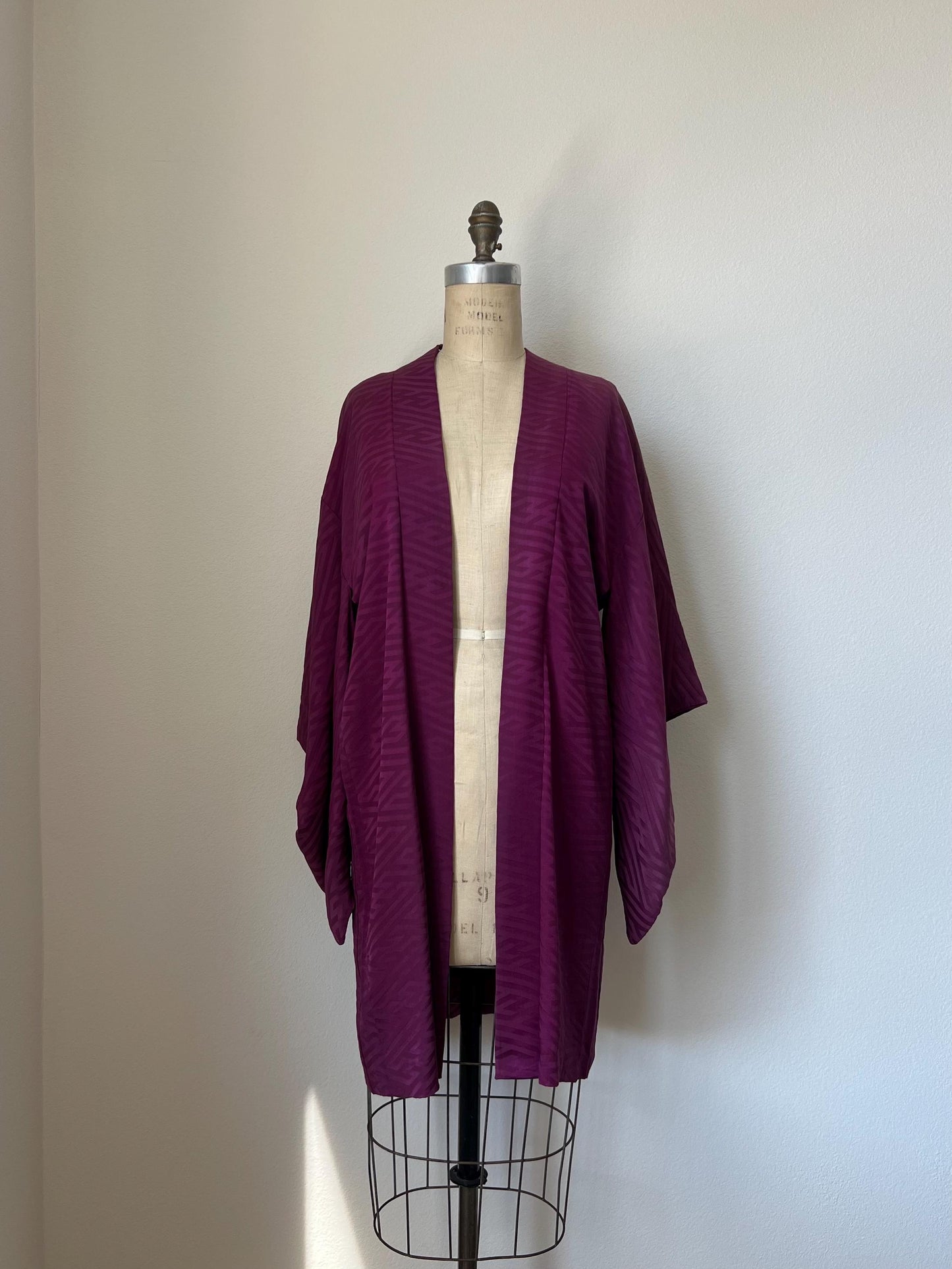 Antique Purple Silk Haori