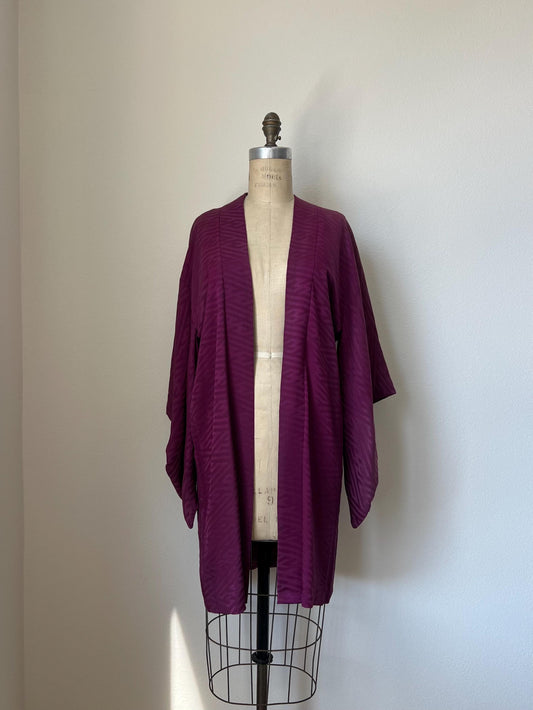 Antique Purple Silk Haori