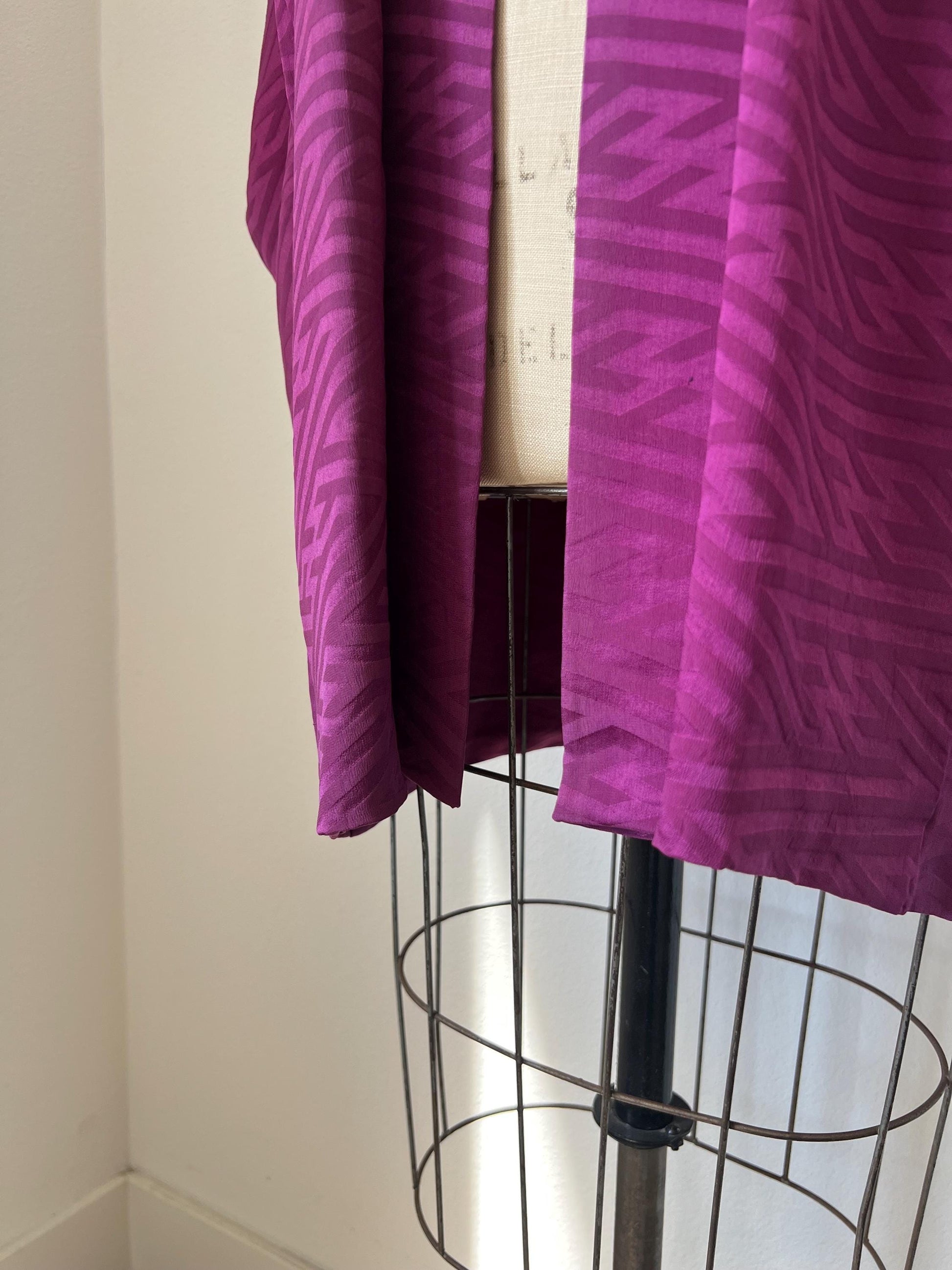 Antique Purple Silk Haori