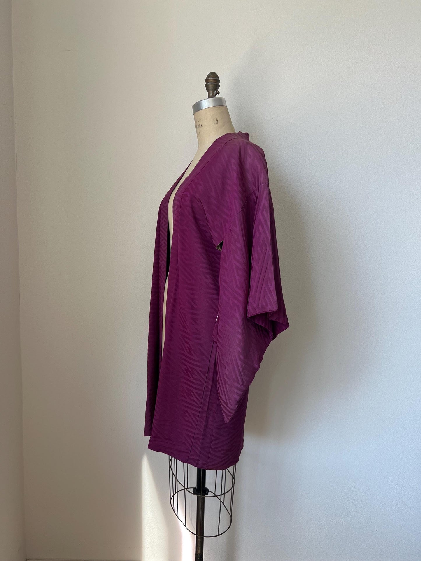 Antique Purple Silk Haori