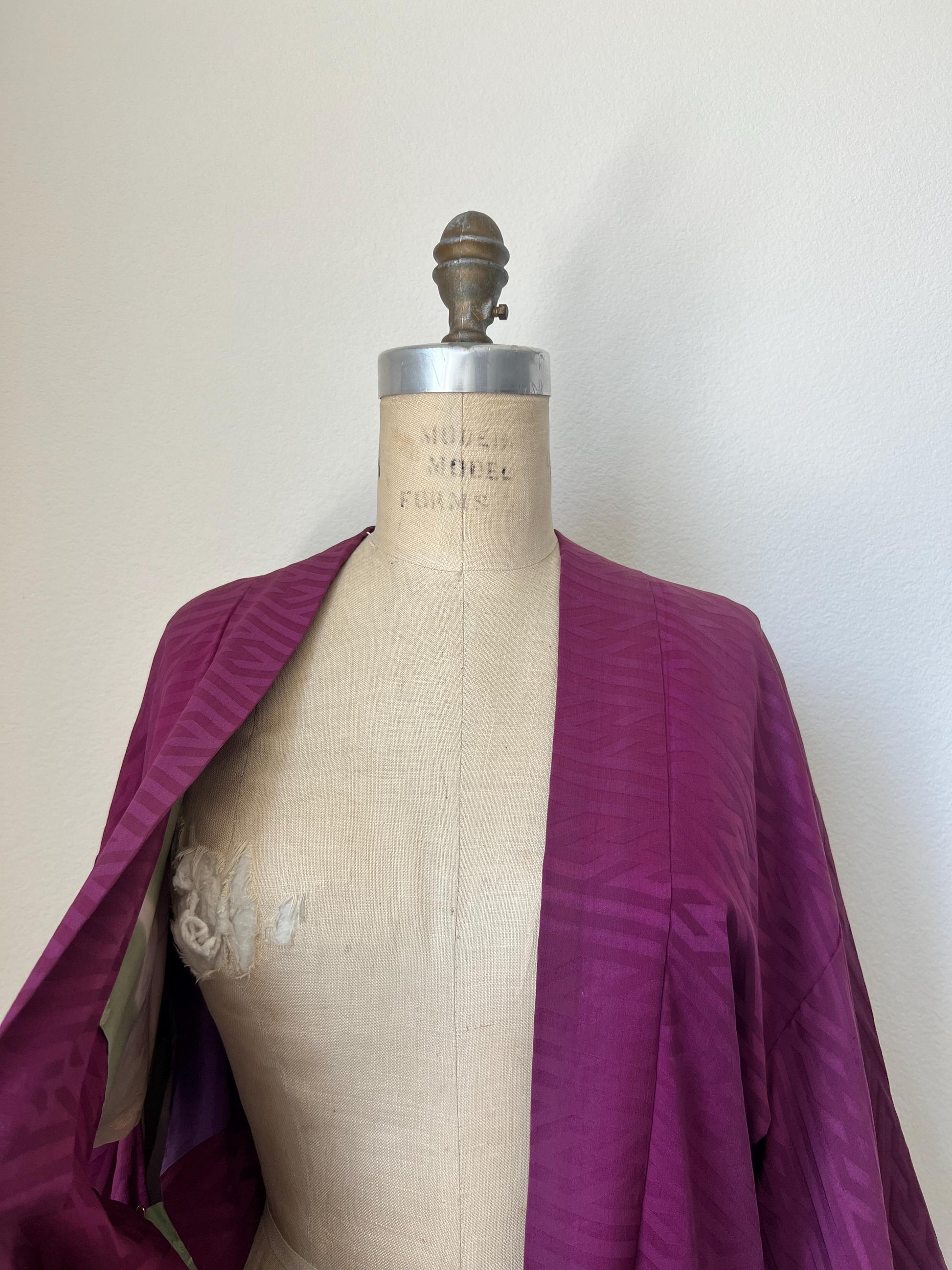 Antique Purple Silk Haori