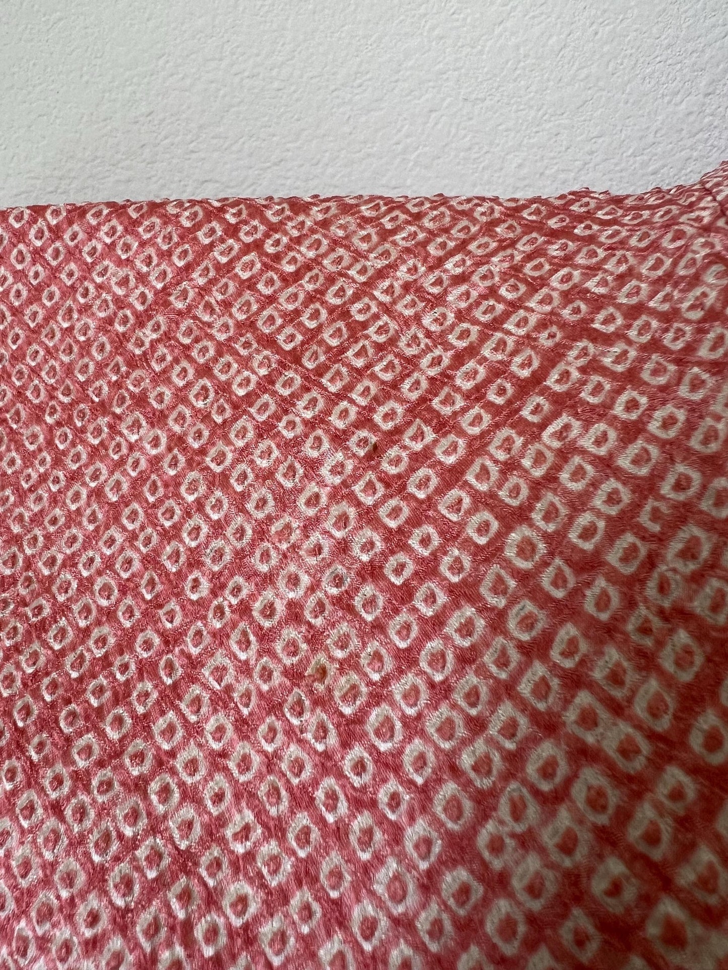Antique Pink Silk Shibori Haori