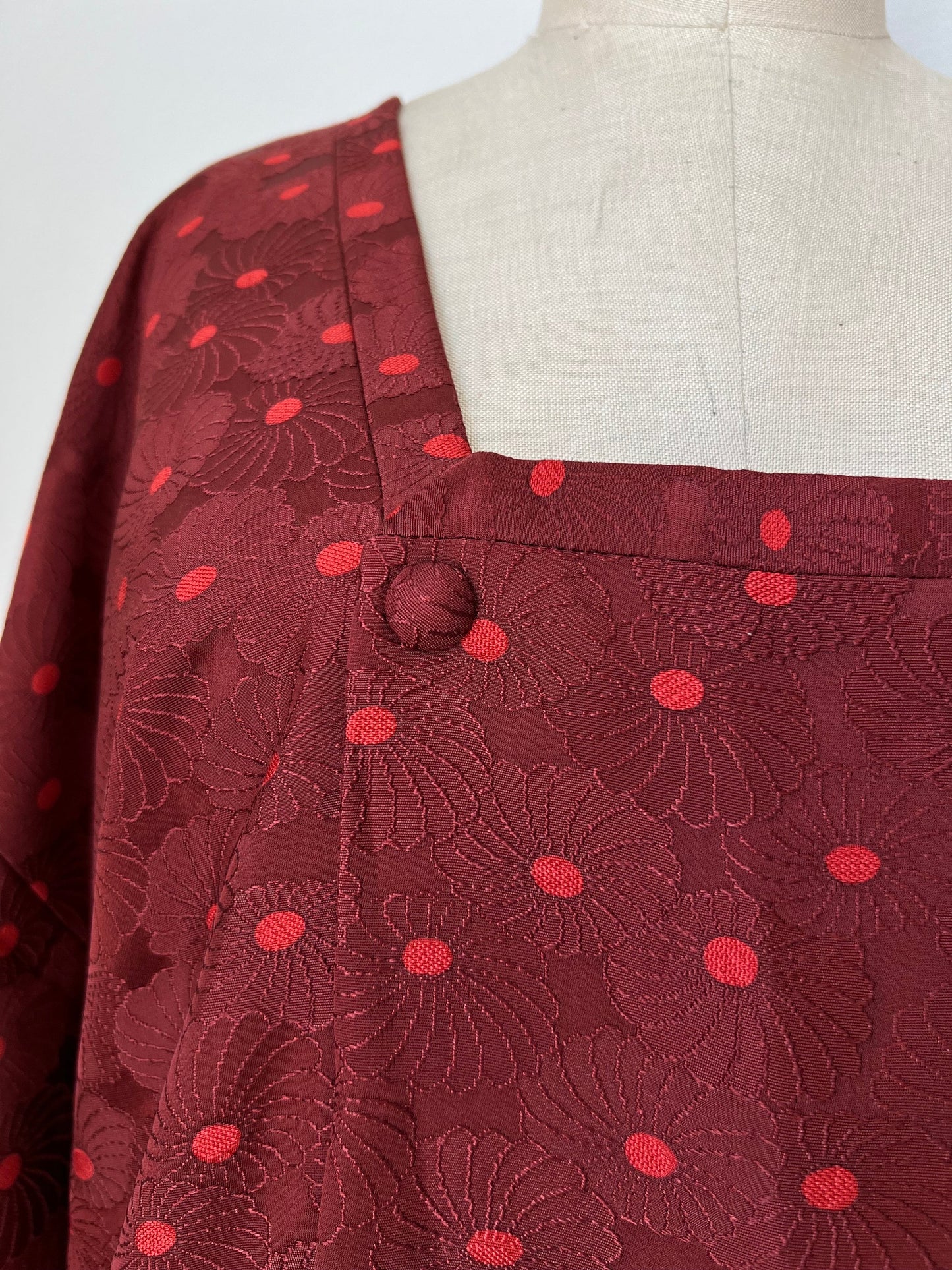 Jacket Vintage Silk Kimono Robe Japanese Brown Jacket For Vintage Lover Gift Vintage Kimono