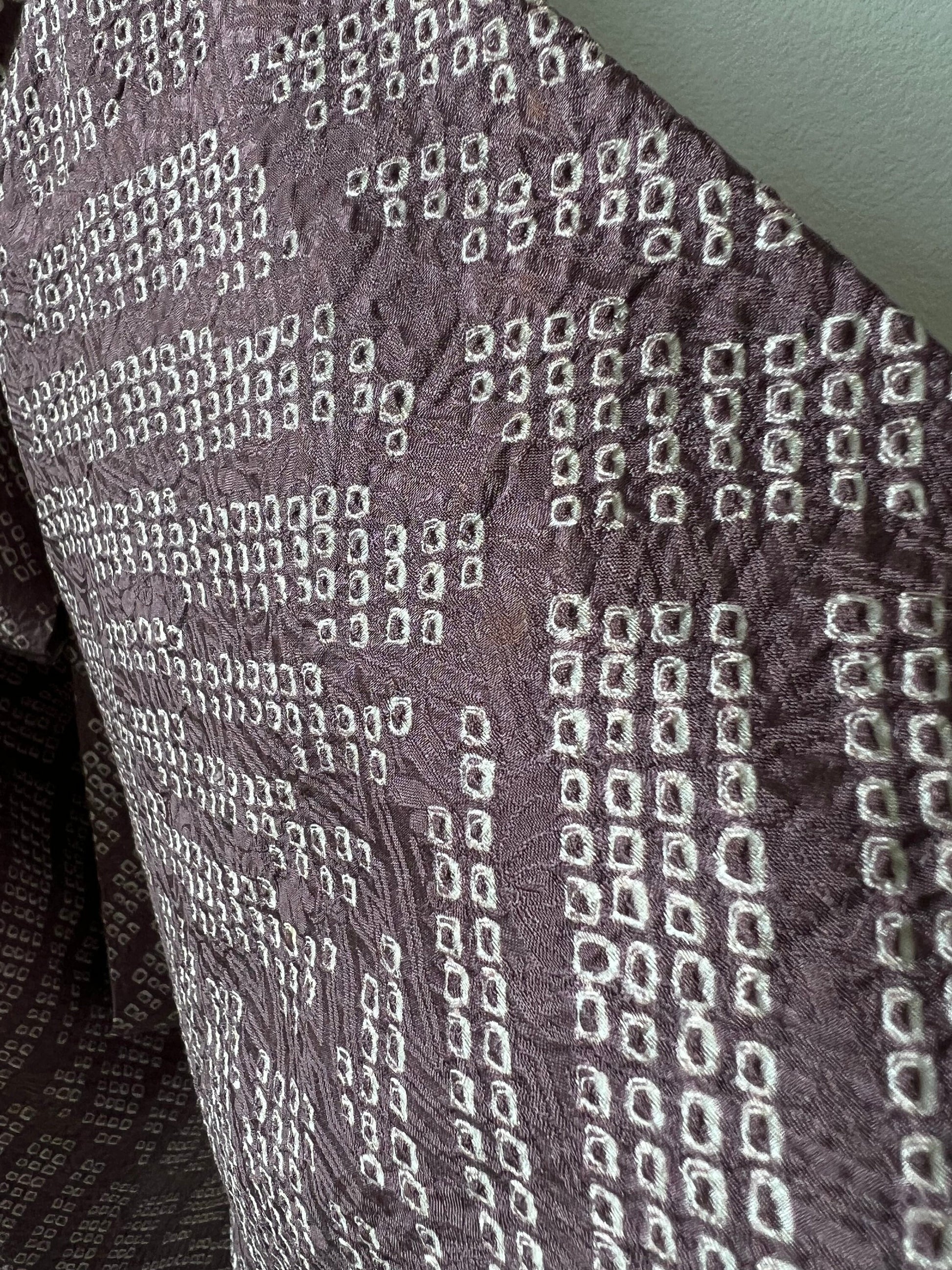 Antique Dusty Lilac Silk Haori